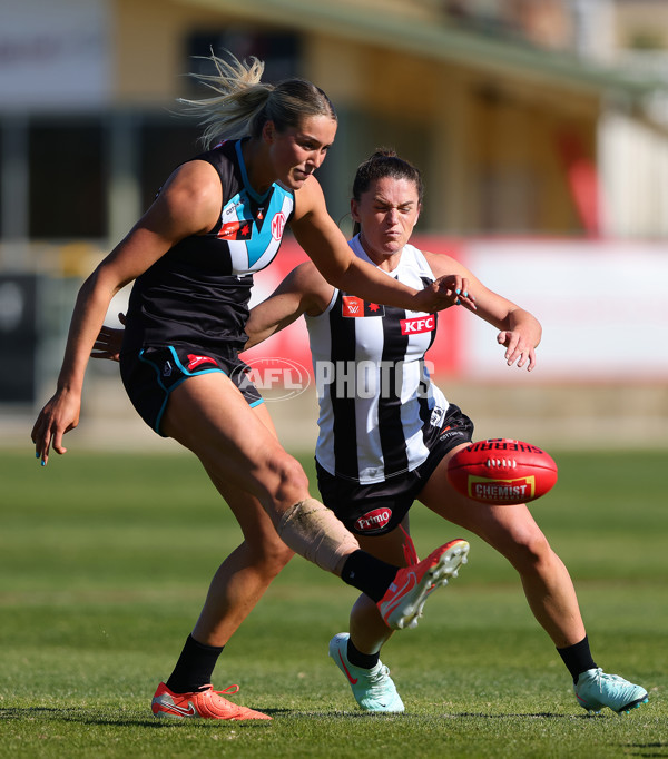 AFLW 2025 Practice Match - Port Adelaide v Collingwood - A-61048775