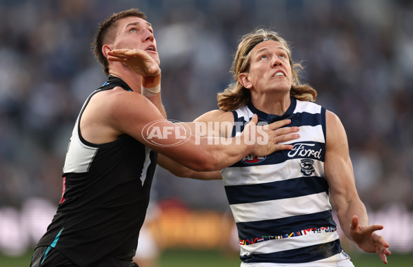 AFL 2025 Round 21 - Geelong v Port Adelaide - A-61048781