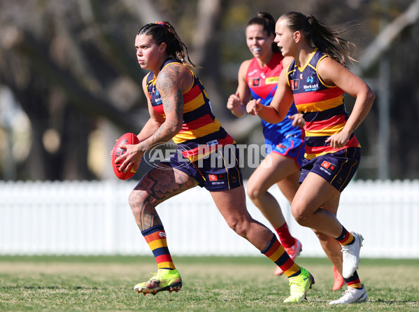 AFLW 2025 Practice Match - Adelaide v Melbourne - A-61050286