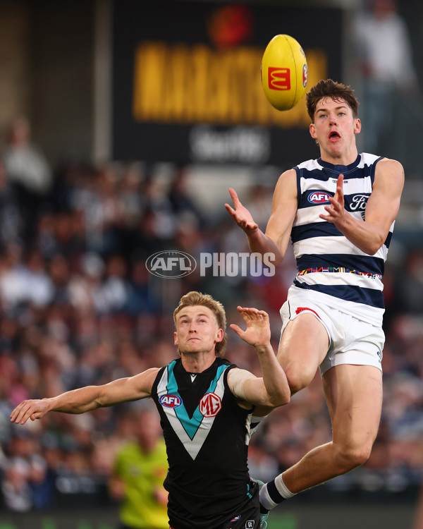 AFL 2025 Round 21 - Geelong v Port Adelaide - A-61050351