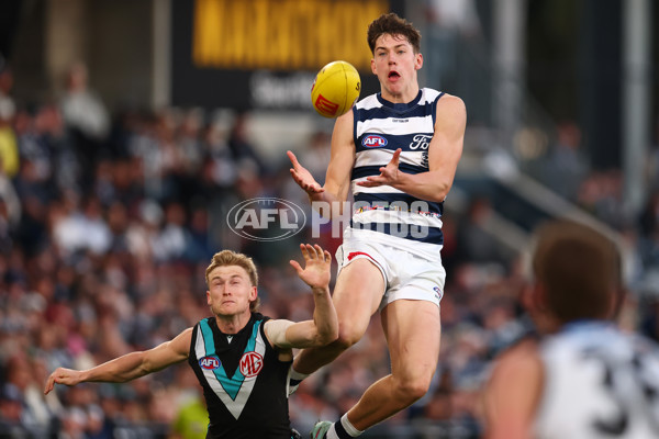 AFL 2025 Round 21 - Geelong v Port Adelaide - A-61051229