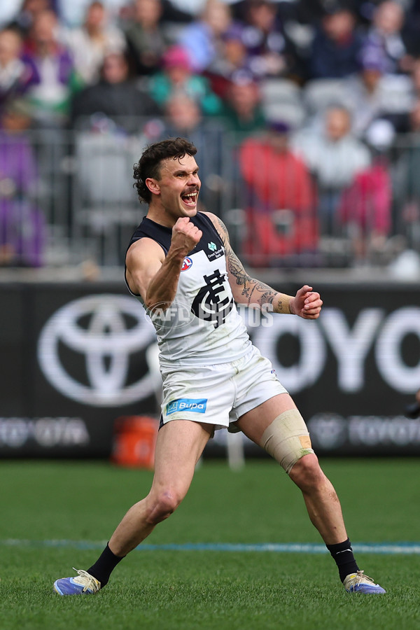 AFL 2025 Round 21 - Fremantle v Carlton - A-61055886