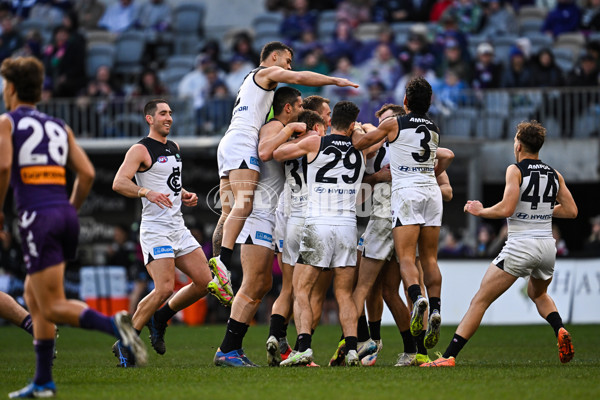 AFL 2025 Round 21 - Fremantle v Carlton - A-61056542