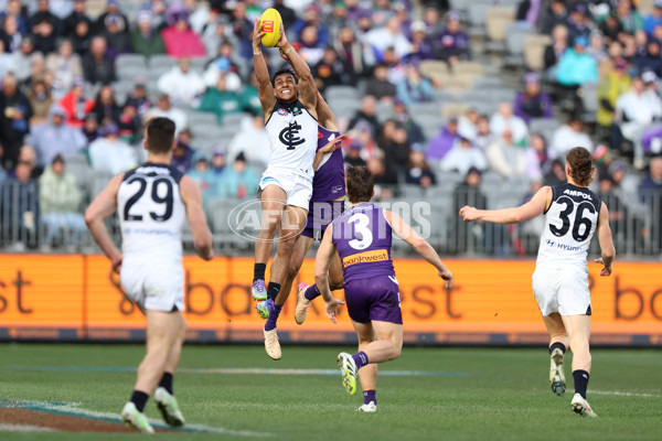 AFL 2025 Round 21 - Fremantle v Carlton - A-61056566