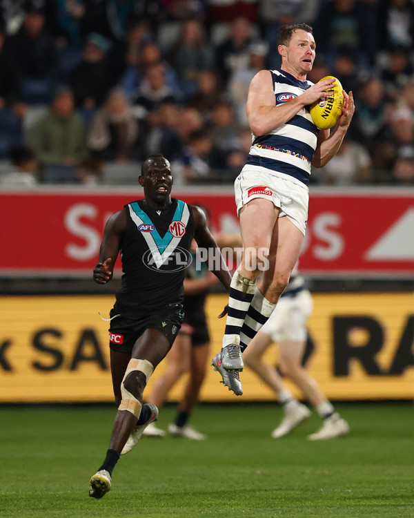 AFL 2025 Round 21 - Geelong v Port Adelaide - A-61058477