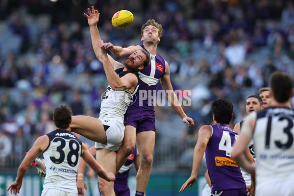 AFL 2025 Round 21 - Fremantle v Carlton - A-61059412