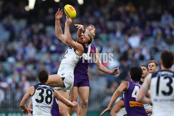 AFL 2025 Round 21 - Fremantle v Carlton - A-61059414