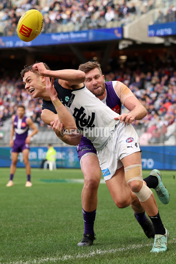 AFL 2025 Round 21 - Fremantle v Carlton - A-61064143