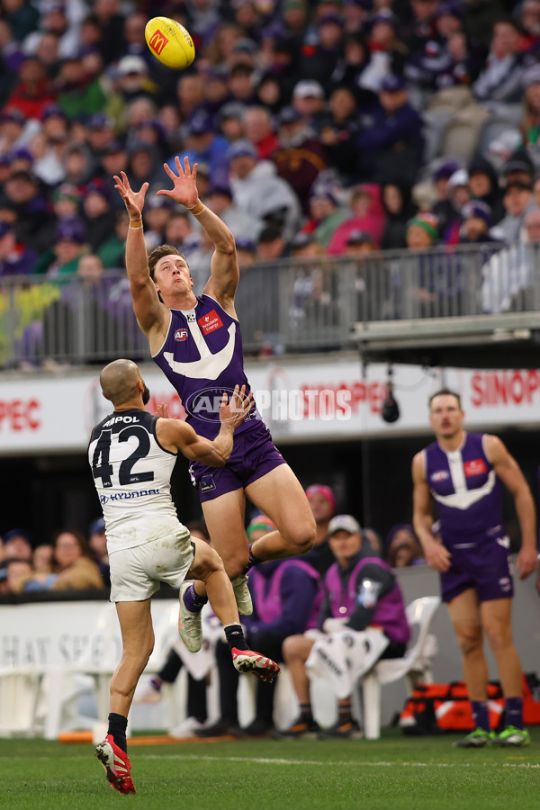 AFL 2025 Round 21 - Fremantle v Carlton - A-61065051