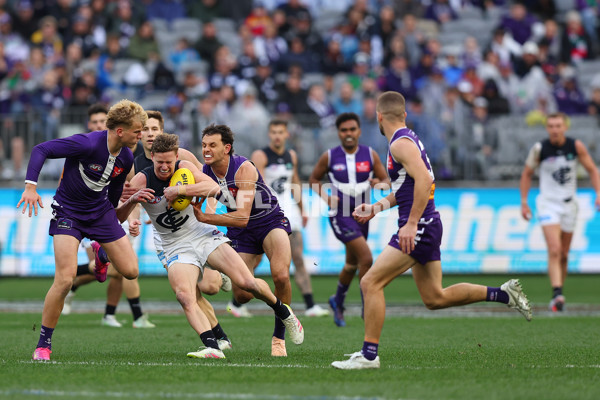 AFL 2025 Round 21 - Fremantle v Carlton - A-61065066