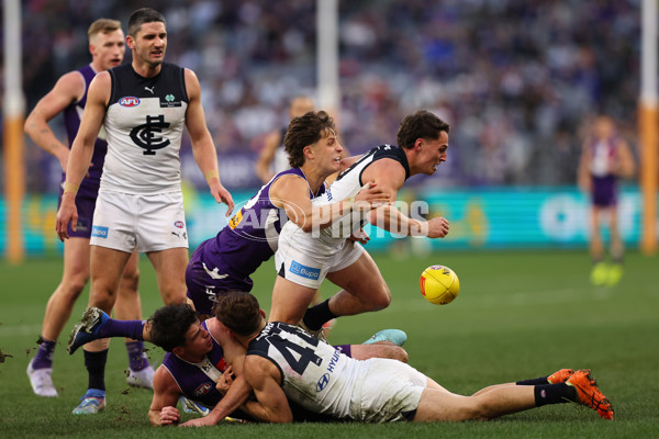 AFL 2025 Round 21 - Fremantle v Carlton - A-61066419