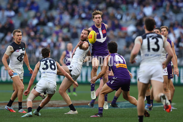 AFL 2025 Round 21 - Fremantle v Carlton - A-61066426