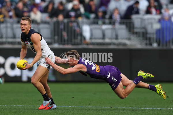 AFL 2025 Round 21 - Fremantle v Carlton - A-61066429