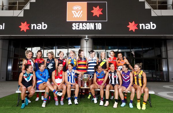 AFLW 2025 Media - AFLW Captains Day - A-61083426