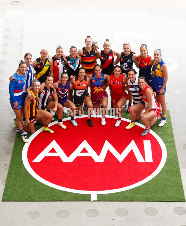 AFLW 2025 Media - AFLW Captains Day - A-61085019