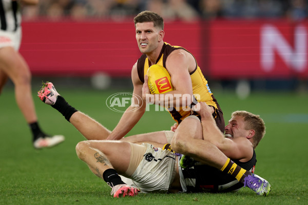 AFL 2025 Round 22 - Hawthorn v Collingwood - A-61176308
