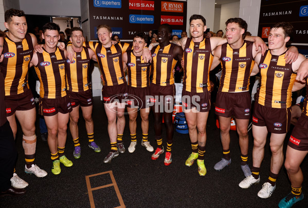 AFL 2025 Round 22 - Hawthorn v Collingwood - A-61176372