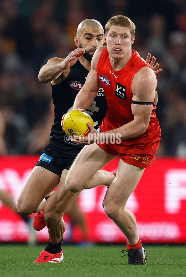AFL 2025 Round 22 - Carlton v Gold Coast - A-61212542