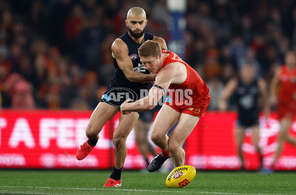 AFL 2025 Round 22 - Carlton v Gold Coast - A-61214825