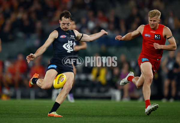 AFL 2025 Round 22 - Carlton v Gold Coast - A-61214828