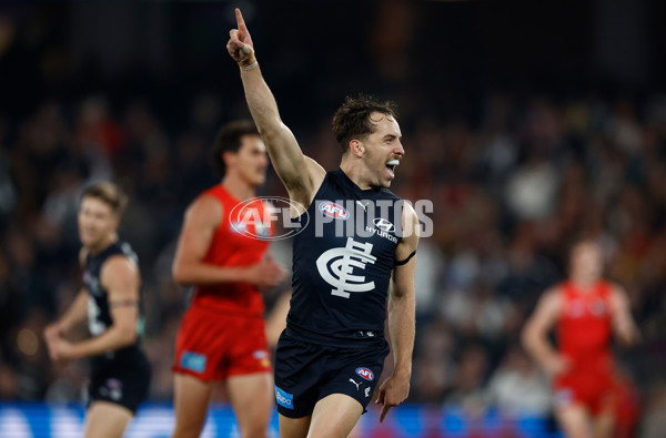 AFL 2025 Round 22 - Carlton v Gold Coast - A-61214848