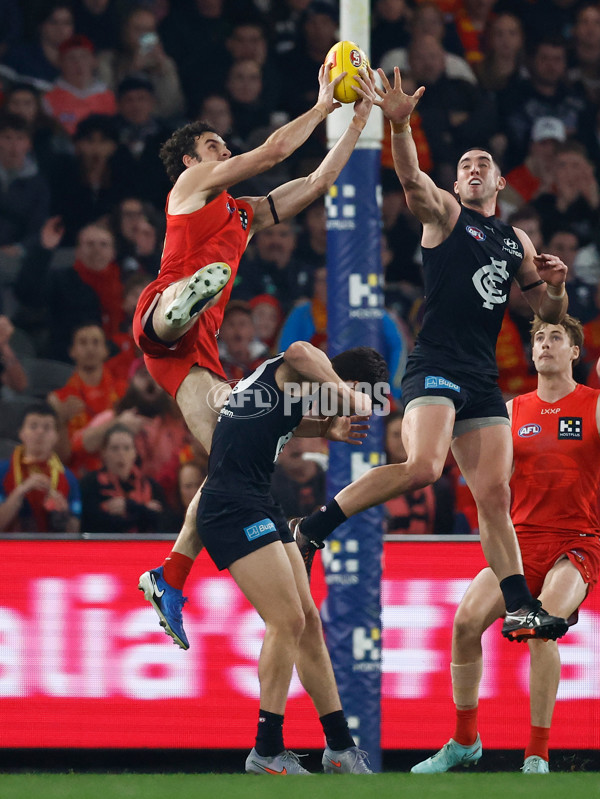 AFL 2025 Round 22 - Carlton v Gold Coast - A-61214869