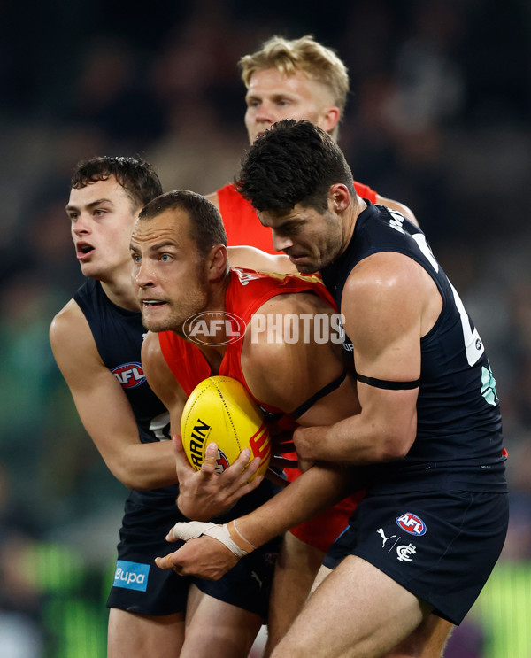 AFL 2025 Round 22 - Carlton v Gold Coast - A-61214898