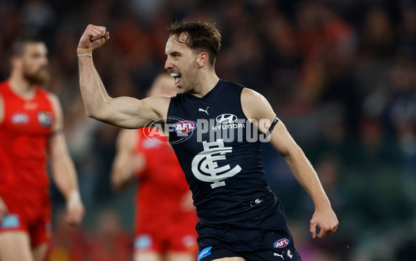AFL 2025 Round 22 - Carlton v Gold Coast - A-61214920