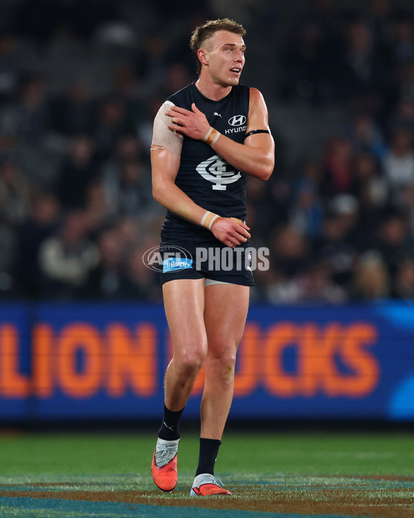 AFL 2025 Round 22 - Carlton v Gold Coast - A-61214931