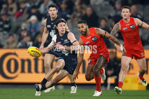 AFL 2025 Round 22 - Carlton v Gold Coast - A-61217149