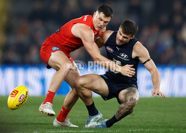 AFL 2025 Round 22 - Carlton v Gold Coast - A-61217787