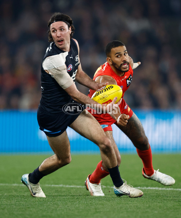 AFL 2025 Round 22 - Carlton v Gold Coast - A-61217807