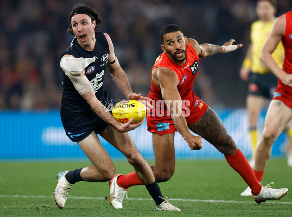 AFL 2025 Round 22 - Carlton v Gold Coast - A-61219649
