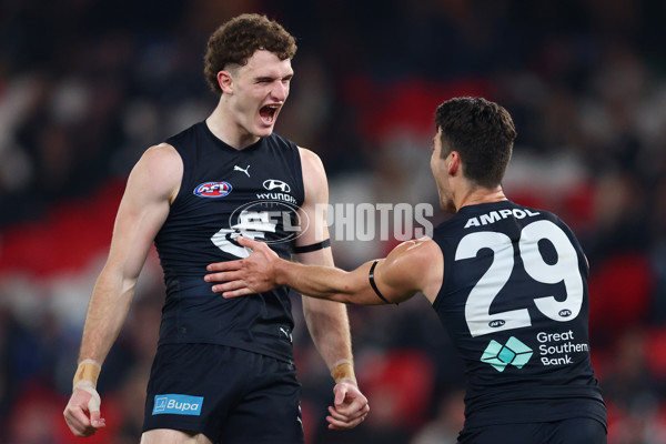 AFL 2025 Round 22 - Carlton v Gold Coast - A-61219665