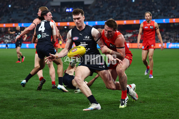 AFL 2025 Round 22 - Carlton v Gold Coast - A-61220343