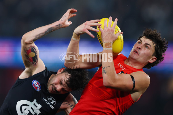 AFL 2025 Round 22 - Carlton v Gold Coast - A-61220345