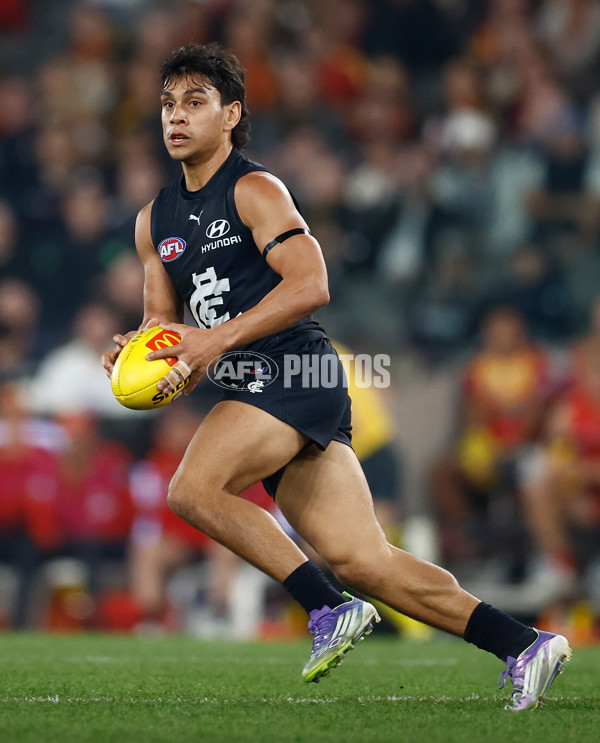 AFL 2025 Round 22 - Carlton v Gold Coast - A-61220363