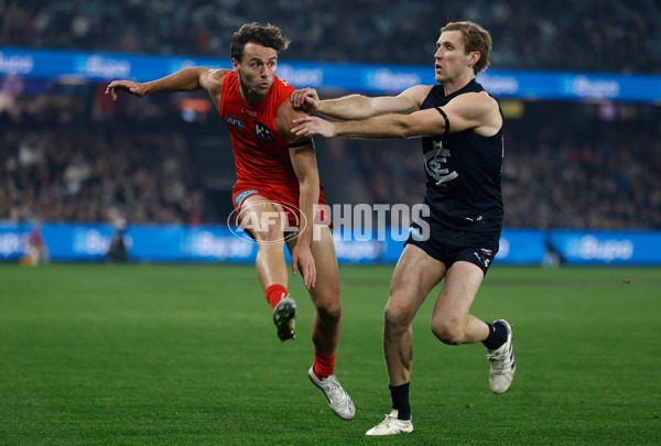 AFL 2025 Round 22 - Carlton v Gold Coast - A-61220394