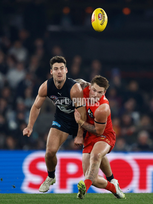 AFL 2025 Round 22 - Carlton v Gold Coast - A-61222499