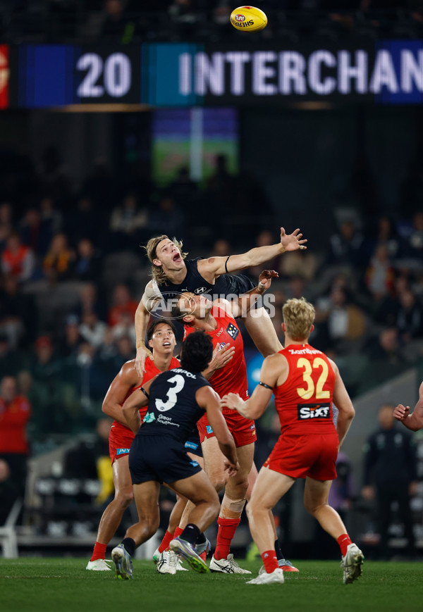AFL 2025 Round 22 - Carlton v Gold Coast - A-61225049
