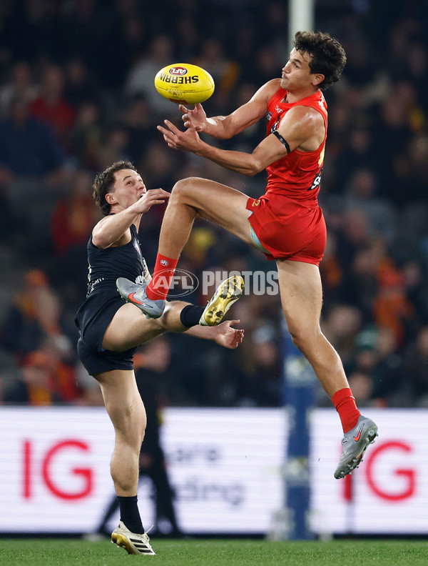 AFL 2025 Round 22 - Carlton v Gold Coast - A-61225086
