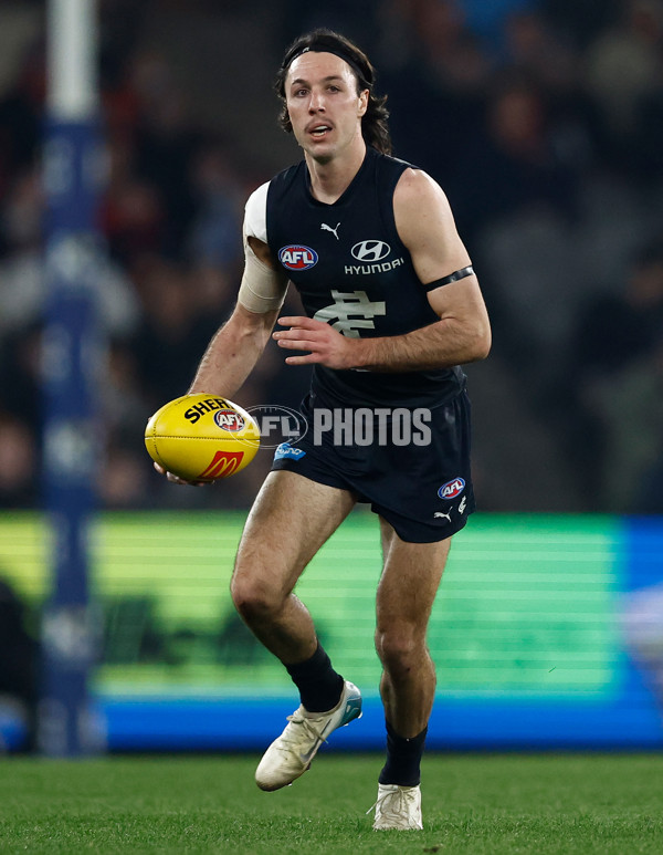AFL 2025 Round 22 - Carlton v Gold Coast - A-61225166