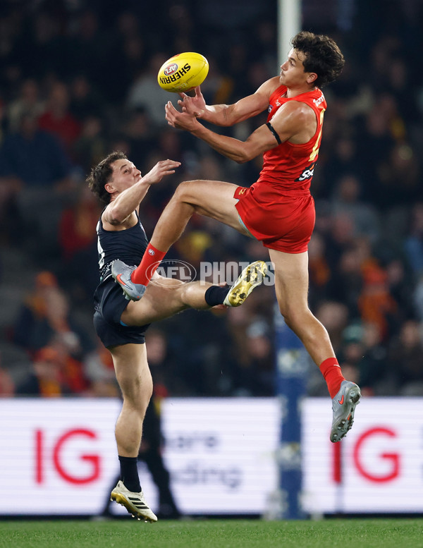 AFL 2025 Round 22 - Carlton v Gold Coast - A-61227311