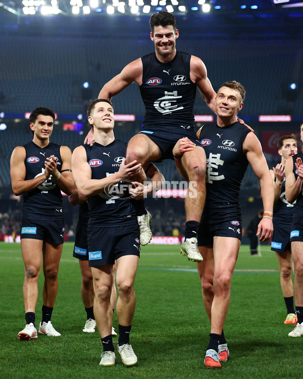 AFL 2025 Round 22 - Carlton v Gold Coast - A-61229894