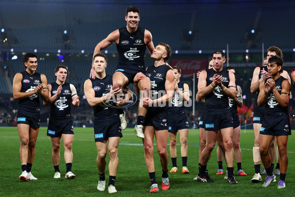 AFL 2025 Round 22 - Carlton v Gold Coast - A-61229896