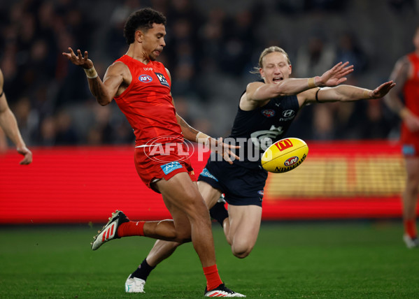 AFL 2025 Round 22 - Carlton v Gold Coast - A-61232629