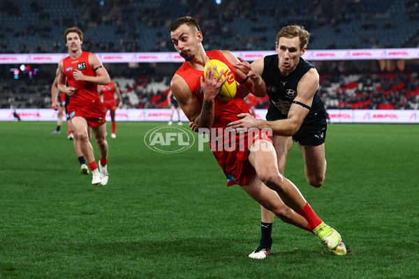 AFL 2025 Round 22 - Carlton v Gold Coast - A-61233274
