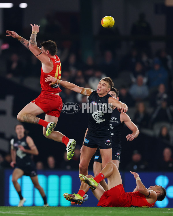 AFL 2025 Round 22 - Carlton v Gold Coast - A-61233276