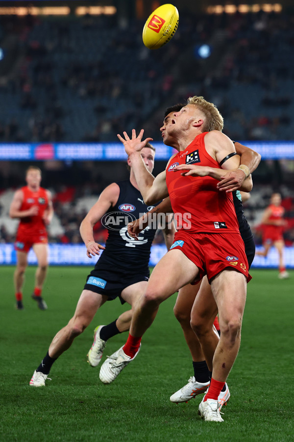 AFL 2025 Round 22 - Carlton v Gold Coast - A-61233281