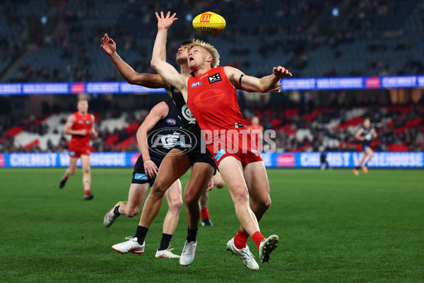AFL 2025 Round 22 - Carlton v Gold Coast - A-61233282